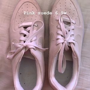 Pink suede Nike